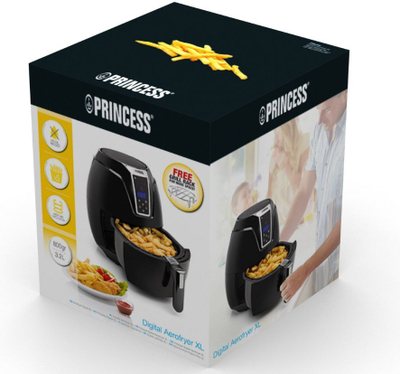 Fritezë Princess 182021, 1.1kg, 1400W, e zezë