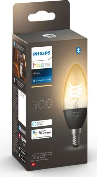 Llampë e zgjuar Philips Hue B39, LED 4.5W 300 lm, E14, dritë e ngrohtë