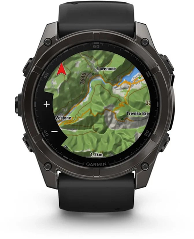 Ora inteligjente Garmin Fenix 8 AMOLED Sapphire Edition, 51mm, GPS, gri