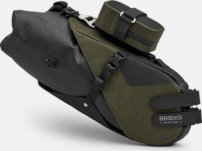 Çantë sedile biçiklete Brooks Scape Seat Bag, 8L, i papërshkueshëm nga uji IPX4, jeshile Mud