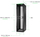 Raka serveri APC NetShelter SX Gen 2, 48U, 2258 x 600 x 1070mm, e zezë