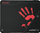 Mouse pad A4Tech BP-50M M, kundër rrëshqitjes, i zi me të kuqe