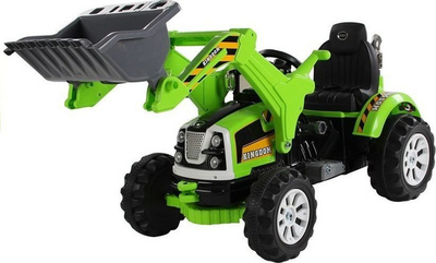 Traktor LEANToys, i gjelbër
