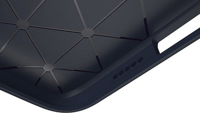 Futrollë karbon LUX për LG K40, TPU, e zezë