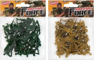 Set lodër figura ushtartake Mega Creative, të verdha / gjelbra