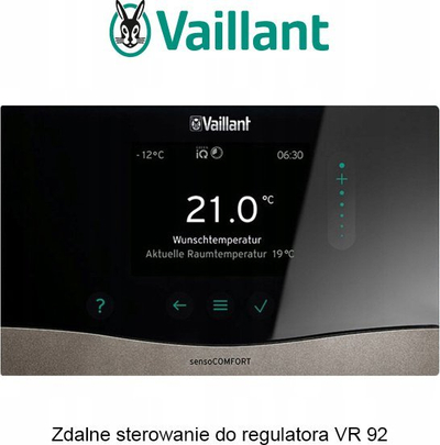 Telekomandë Vaillant VR 92 për VRC 720 sensoCOMFORT, ekran me programues javor, për ngrohje shtëpie