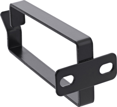Mbajtëse kabllosh InLine, metal, 44x85mm, e zezë
