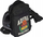 Çantë krahu Adidas Basketball Hoops Cross Body, me xhep me zinxhir, me rrip që shtyhet e shkurtohet, e zezë