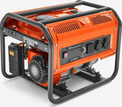Бензински генератор Хускварна G2500P, 2000W, резервоар 15L, портокалов