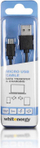 WHITENERGY Micro USB кабел за податоци, 2 m, црн