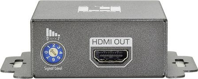 Marrës HDMI LevelOne HDSpider, Over Cat.5, long range, i zi