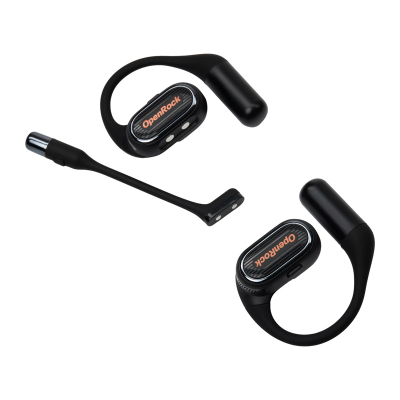 Kufje sportive OpenRock Link 20, ANC, 13h wireless, të zeza