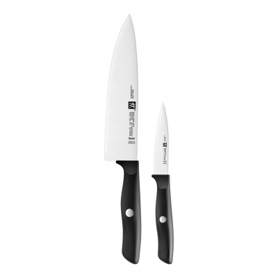 Set thikash ZWILLING Life, 2 copë, çelik inox, i zi