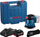 Lëmuese orbitale Bosch GEX 185-LI, pa kabllo, 18V 4.0Ah, blu