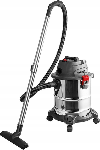 Fshesë industriale Graphite 58GE124, 18V, kazani inox 20L, gri e zezë