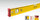 Nivel magnetik Stabila 96-M-2 15857, 183cm, 3 flluska, i verdhë
