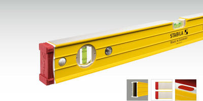 Nivel magnetik Stabila 96-M-2 15857, 183cm, 3 flluska, i verdhë