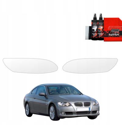Folie mbrojtëse fenerësh BMW 3 E92 Coupe Pre-LCI, 2n1, 2006-2010, transparente