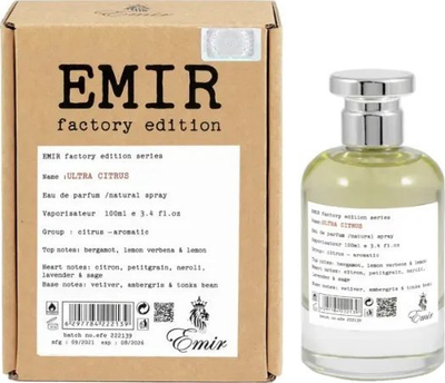 Parfum Emir Ultra Citrus Factory Edition, EDP, 100ml, për meshkuj