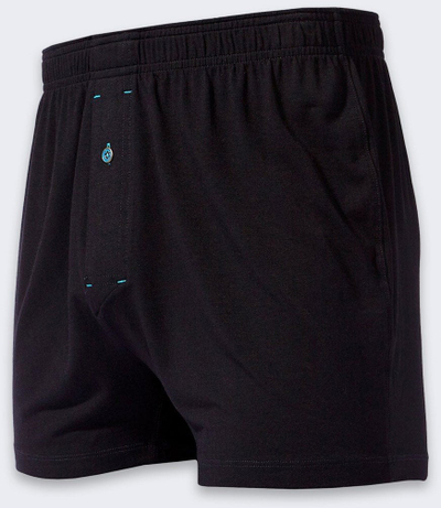 Bokserë Stance Butter Boxer Brief 4", modal lyocell, për burra, të zinj