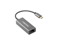 Përshtatës rrjeti Natec Cricket USB-C 3.1, 1 Gbps, i hirtë