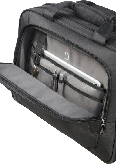Çantë laptopi Samsonite, 15.6", e zezë/portokalli