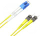 Kabllo fibër optike MicroConnect FIB411001, LC UPC në ST UPC, 9/125, 1m, e verdhë