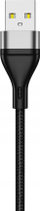 Kabllo karikimi JELLICO B16 Lightning, 3.1A, 1m, e zezë