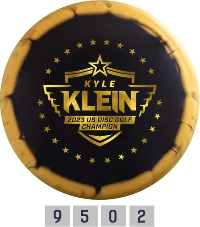 Disk golf Discmania Kyle Klein Vanguard, 176g, plastikë cilësore, i zi