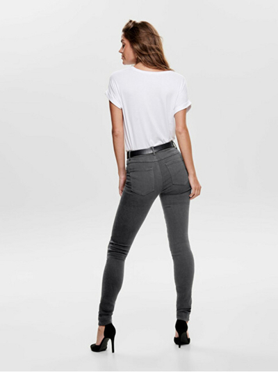 Фармерки ONLY ONLRAIN Skinny Fit 15129693 Dark Grey Denim MAS655