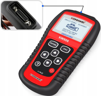 Skaner diagnoze Autel MaxiScan MS509, OBD II EOBD, ekran me dritë, gri