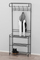 Stol këpucësh 4Living SHOE BENCH 607427, 80x30x51cm, metal, i zi