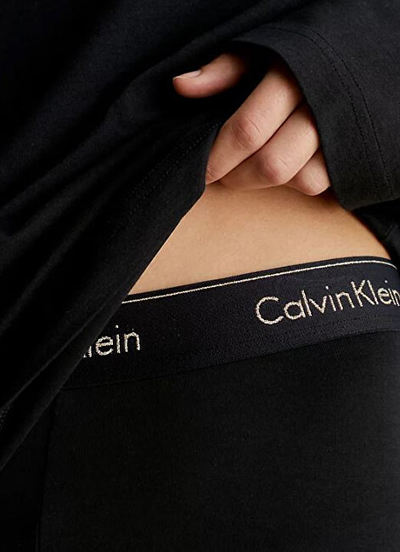 Pizhame për femra Calvin Klein, të zeza
