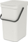 Koshi riciklimi Brabantia Sort and Go, 12L, plastikë, i bardhë