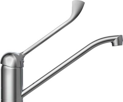 Rubinet kuzhine SCHÜTTE Sink Mixer, me një levë, me grykë që rrotullohet, krom
