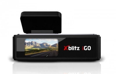 Kamerë regjistruese për makinë Xblitz Xb igo, GPS, WiFi, e zezë