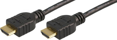 Kabllo LogiLink, HDMI në HDMI, 2 m, e zezë