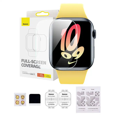 Mbrojtëse ekrani Baseus NanoCrystal 41mm, për Apple Watch 7/8, transparente