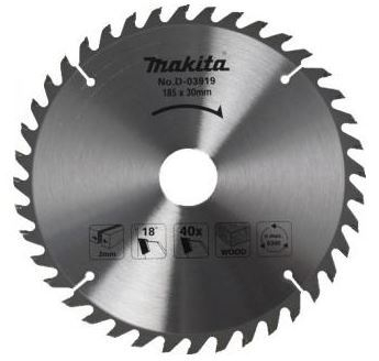 Sarrë rrethore për dru Makita, 185 x 30 mm, 40z 