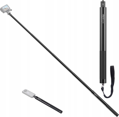 Телескопски селфи стап GearPro MT-58, 120cm, алуминиум, црн