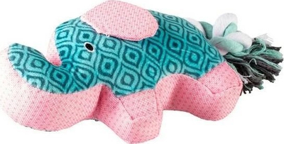 Lodër pelushi për qen duvoplus Elephant Retro, me fishkëllimë, blu