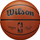 Top basketbolli Wilson NBA Authentic Series për jashtë, gome, portokalli