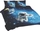 Set shtrati Matex Cotton Bedding Cosmos, 160x200 cm, 100% pambuk, e zezë blu