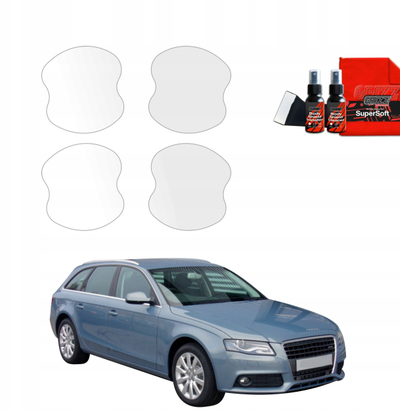 Folie mbrojtëse doreze dere Audi A4 B8 Avant, 4 copë, transparente, 2007-2011