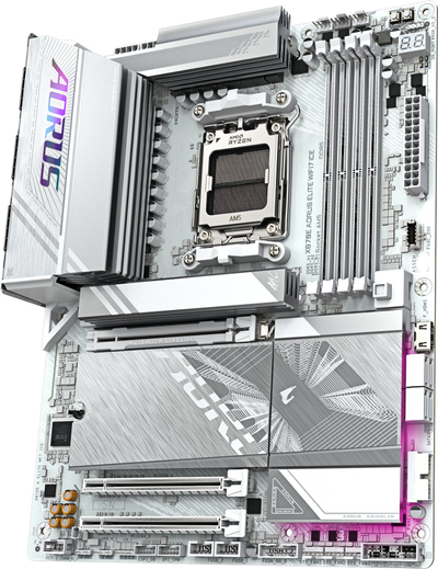 Motherboard GIGABYTE X870E AORUS ELITE WIFI7 ICE, DDR5, PCIe 5.0, ATX