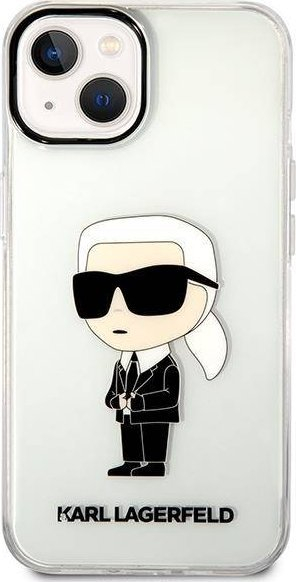 Mbulesë telefoni Karl Lagerfeld IML NFT Ikonik, për iPhone 14 Plus 6.7", transparente