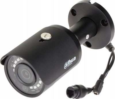 Kamerë IP Dahua IPC-HFW1431S-0280B-S4, 4Mpx, lentë 2.8mm, e zezë