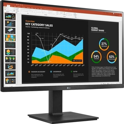 Monitor LG 27BQ75QB-B, 27", QHD, USB Type-C™, 65W, i zi
