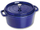 Tenxhere Staub La Cocotte Round, gize e emaluar, 7QT, blu e errët