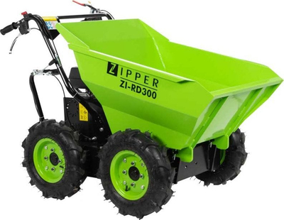 Dumper benzinë Zipper ZI RD300, kapacitet 300 kg, 4x4, jeshil